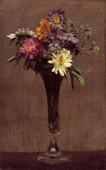 亨利 方丹 拉圖爾 Daisies and Dahlias 亨利 方丹 拉圖爾 Daisies and Dahlias